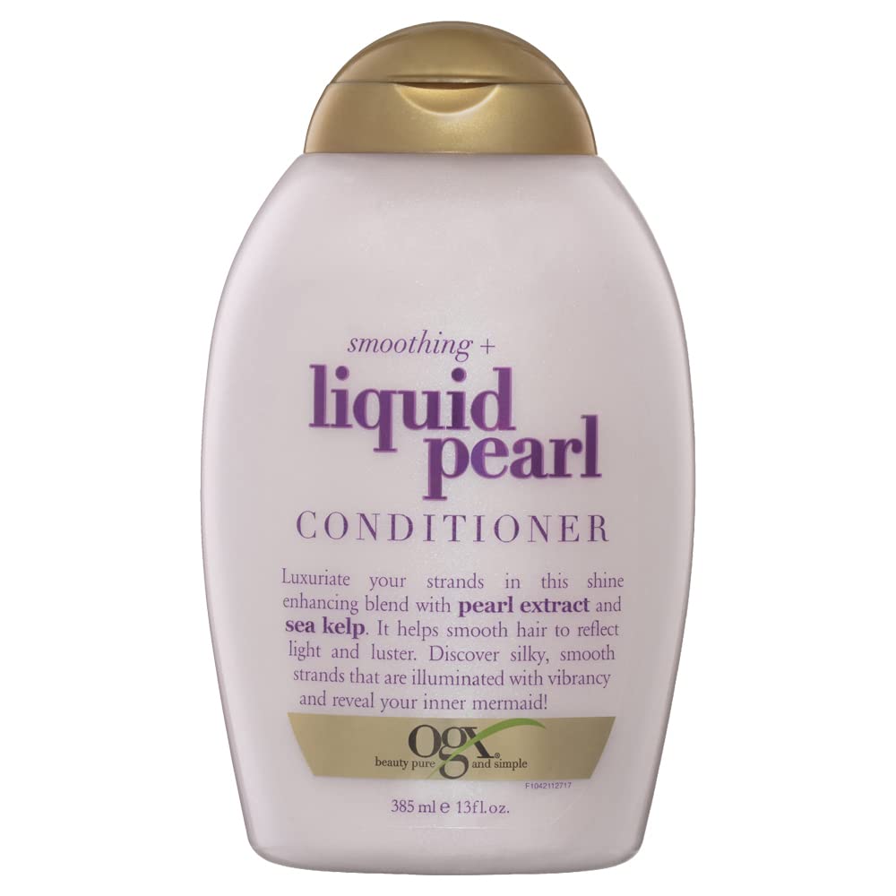 Ogx Smoothing + Liquid Pearl Conditioner, 13 Ounce