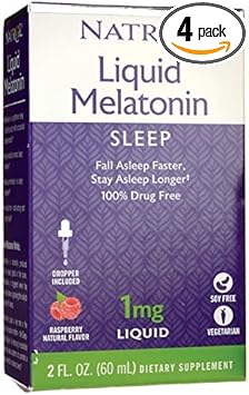 Natrol Melatonin 1 Mg Liq  (Pack Of 4)