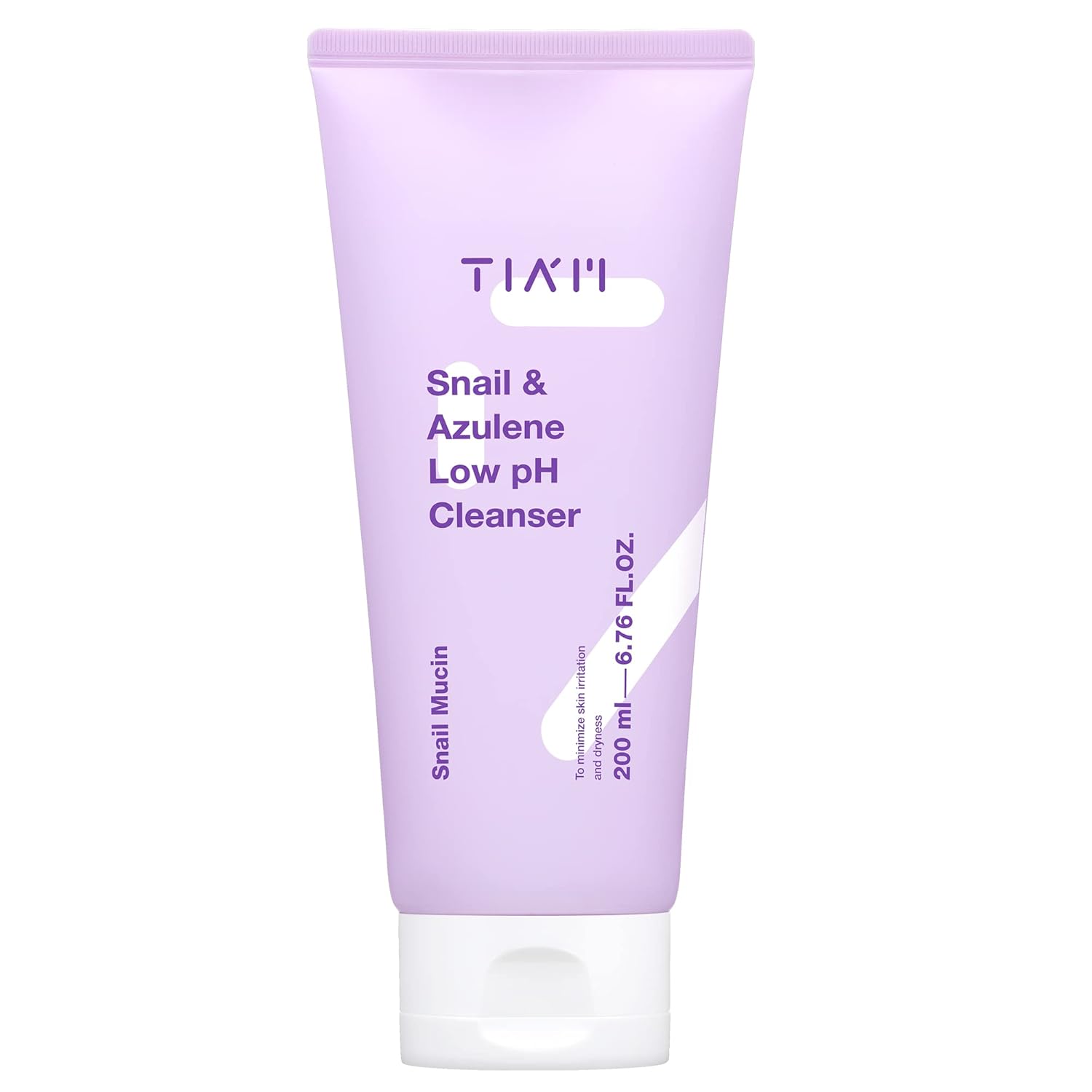 Tia'M Tiam Snail&Azulene Low Ph Cleanser, Gel Facial Cleanser, Snail Secretion Filtrate, Ph Balancing, Anti Acne, Breakouts Treatment, Sensitive Skin, 6.76 Fl.Oz