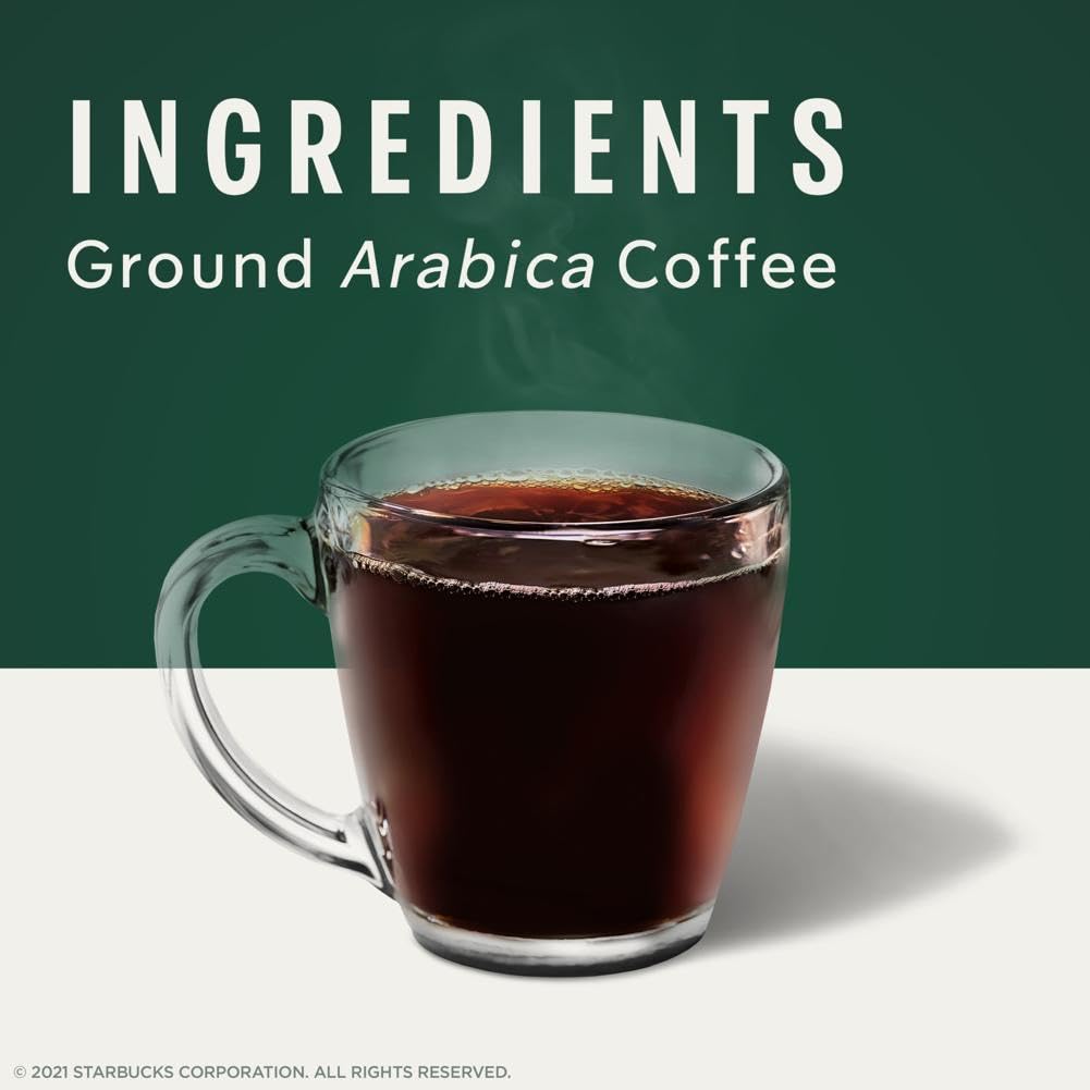 Starbucks Ground Coffee—Dark Roast Coffee—French Roast—100% Arabica—1 bag (28 oz) - (Packaging May Vary) : Everything Else