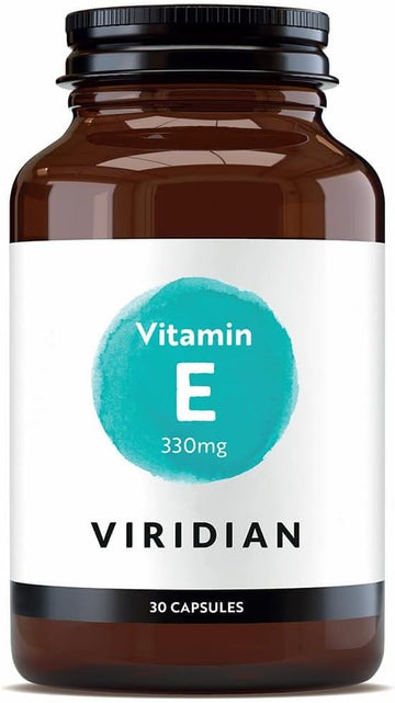 Viridian Natural Vitamin E 400Iu, 30 Vegetarian Capsules