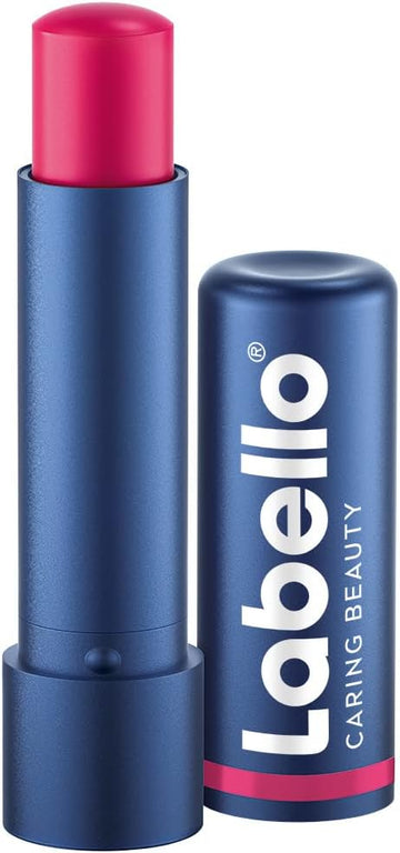 Labello Caring Beauty Pink (5,5 Ml), Farbiger Lippenpflegestift Mit Vitamin E, Sheabutter Und Mandelöl, Feuchtigkeitsspendende Lippenpflege Für Ein Strahlendes Finish