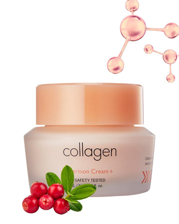 It'S Skin Collagen Nutrition Cream + 1.69 Fl.Oz, Collagen Face Lift Cream For Fine Lines And Elasticity, Deep Nutrition And Antioxidant Power To Support Smooth And Firm Skin, Korean Skincare