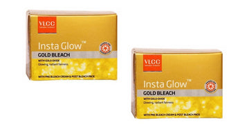 VLCC Natural Sciences Insta Glow Gold Bleach (Pack Of 2) 30 g
