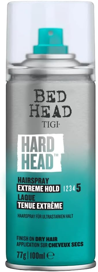Bed Head By Tigi - Hard Head Hairspray - Extra Strong Hold - Travel Size - 100 Ml