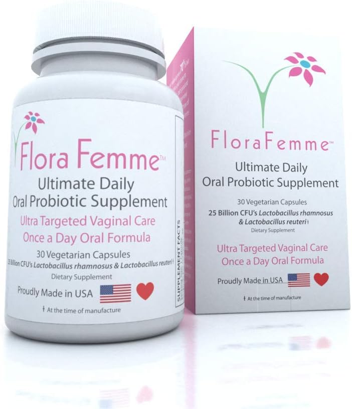 Ultimate Daily Oral Probiotic Supplement - Support Urinary Tract & Vaginal Health - Eliminate Vaginal Odor, Balance pH, & Restore Proper Gut & Vaginal Flora - Ultra Potent Women's Blend