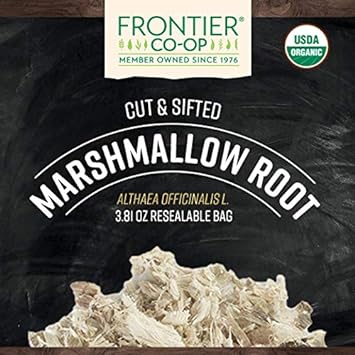 Frontier Co-op Organic Cut & Sifted Marshmallow Root 3.8oz - to Make Marshmallow Root Tea, Marshmallow Root Powder, Capsules, Marshmallow Root Extract and More