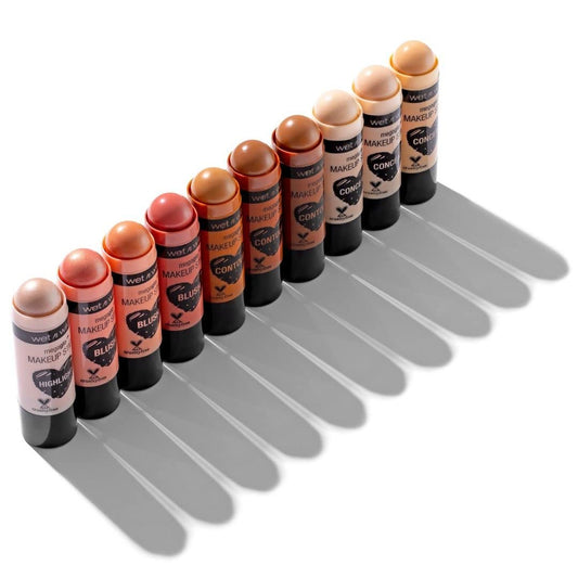 Wet N Wild Megaglo Makeup Stick, Buildable Color, Versatile Use, Cruelty-Free & Vegan - Nude For Thought