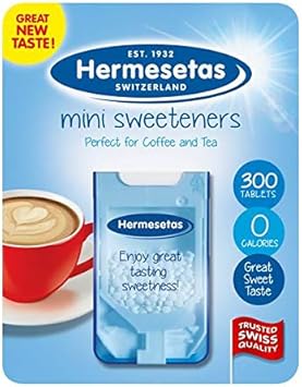 Hermesetas Mini Sweetener Tablets (Pack Of 6, Total 1800)