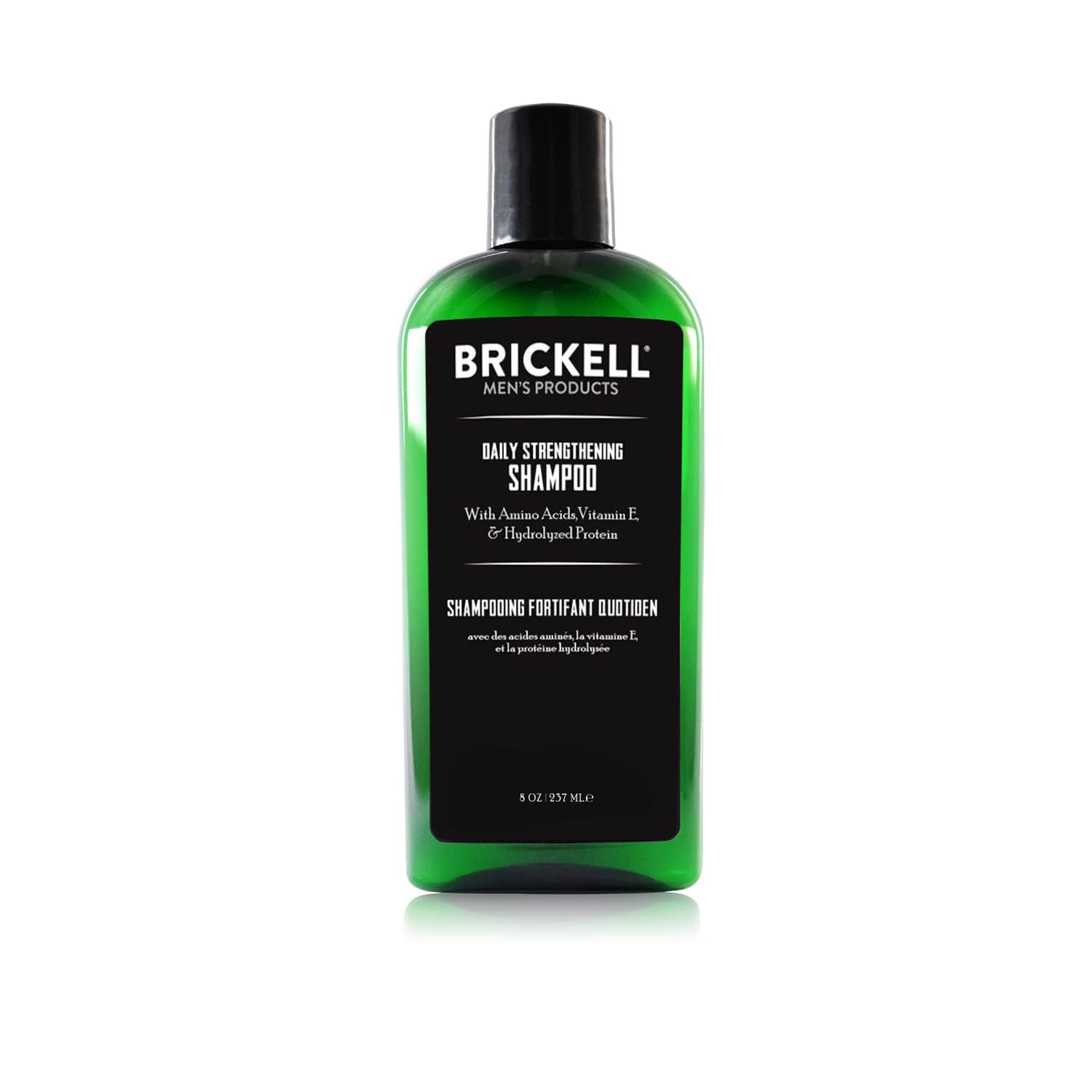 Brickell Men'S Products Daily Strengthening Shampoo For Men, Natural And Organic Featuring Mint And Tea Tree Oil To Soothe Dry And Itchy Scalp, Sulfate Free And Paraben Free, 3.4 Ounce, Scented : Beauty & Personal Care