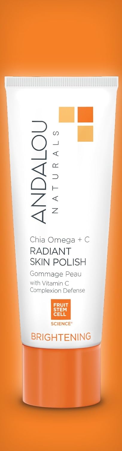 Andalou Naturals Chia Omega + C Radiant Skin Polish, 2 Ounce : Beauty & Personal Care