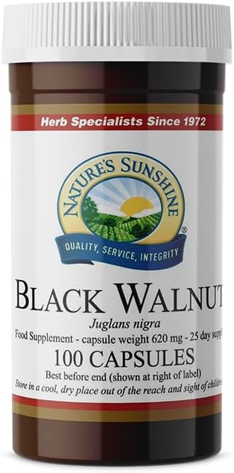 Black Walnut | 100 Capsules | 25 Day Supply | Support For Your Intestines