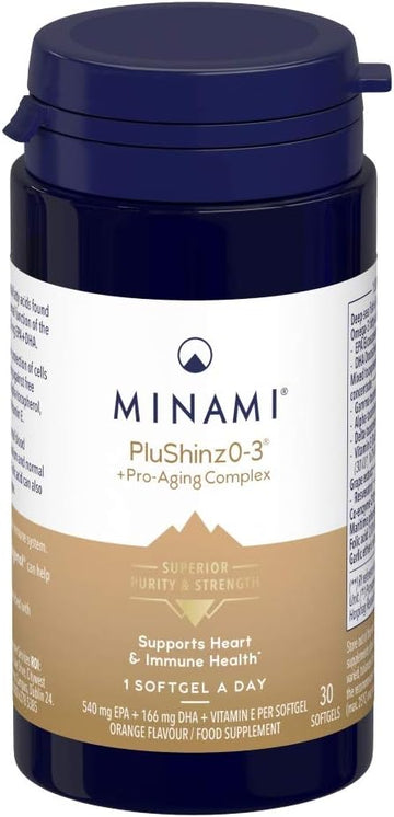 Omega 3 Fish Oil Supplement - Minami - PluShinzO-3 - High Concentratio90 Grams