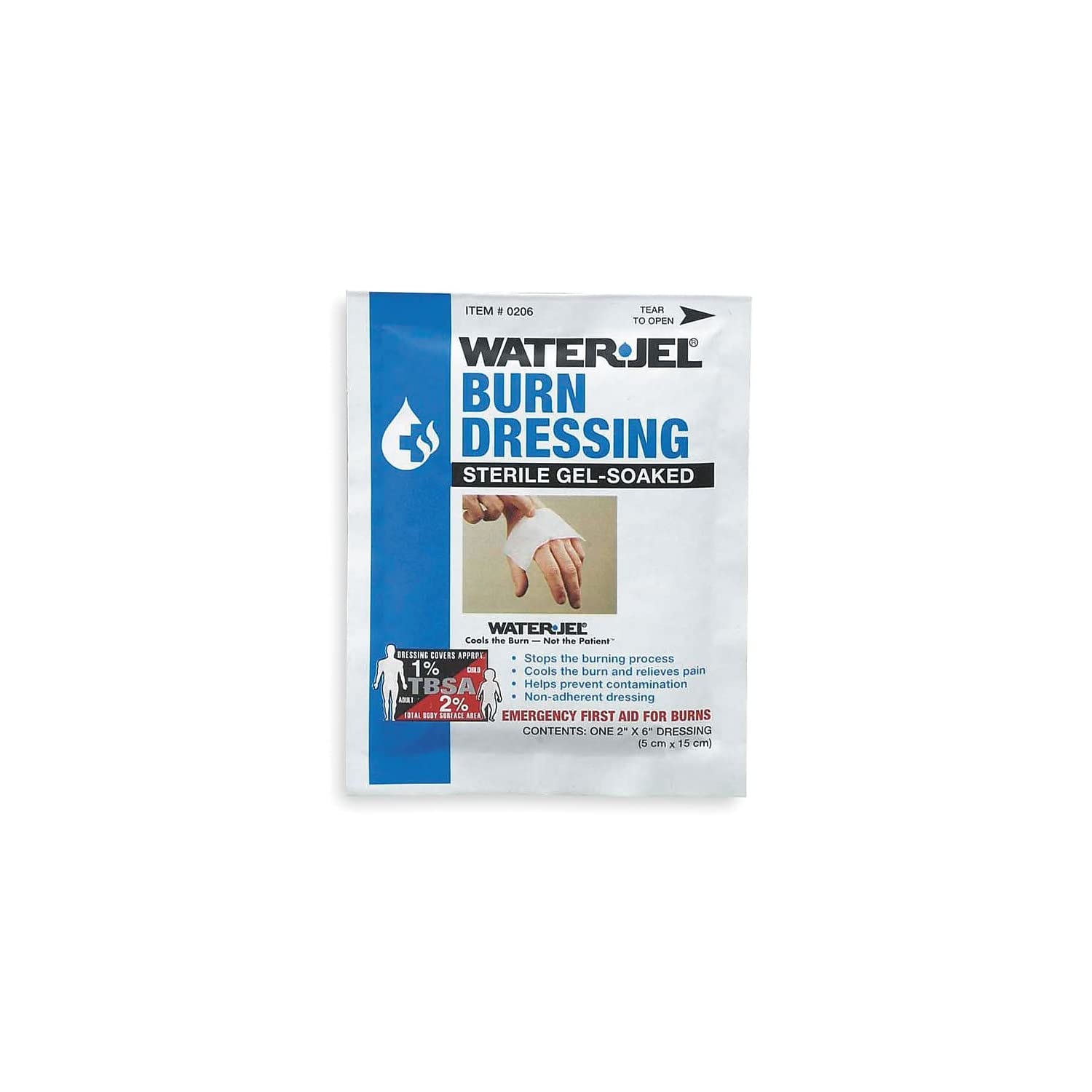 First Aid Only FAE-5004 SmartCompliance Refill 2 x 6 Burn Dressing, 1 Count : Health & Household