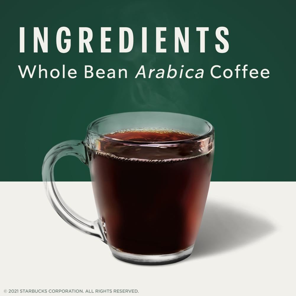Starbucks Dark Roast Whole Bean Coffee — French Roast — 100% Arabica — 1 bag (18 oz) : Everything Else