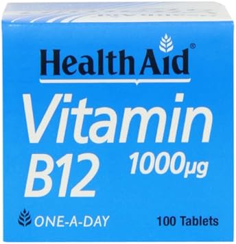 HealthAid Vitamin B12 (Cyanocobalamin) 1000ug - Prolong Release - 50 Tablets : Amazon.co.uk: Health & Personal Care