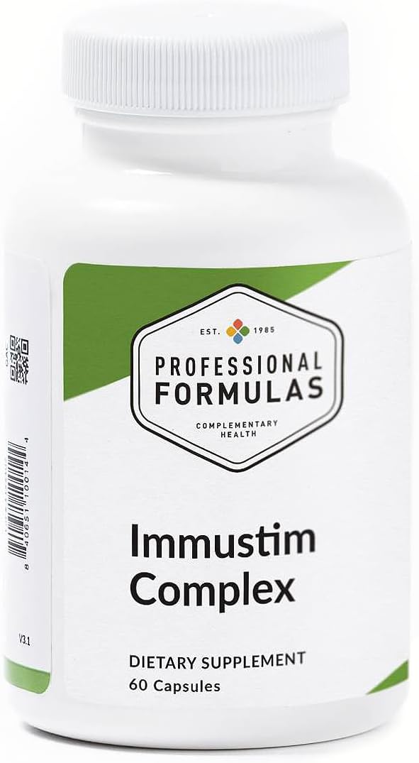 Professional Formulas Immustim Complex - Lyophilized Glandulars With Synergistic Support For Immune Health, Respiratory Health, And Normal Inflammatory Balance - Hypoallergenic, Gluten Free, 60 Caps