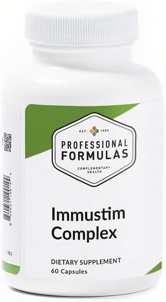 Professional Formulas Immustim Complex - Lyophilized Glandulars With Synergistic Support For Immune Health, Respiratory Health, And Normal Inflammatory Balance - Hypoallergenic, Gluten Free, 60 Caps