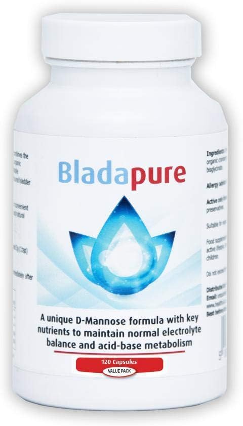 Bladapure D Mannose High Strength 120 Capsules Value Pack