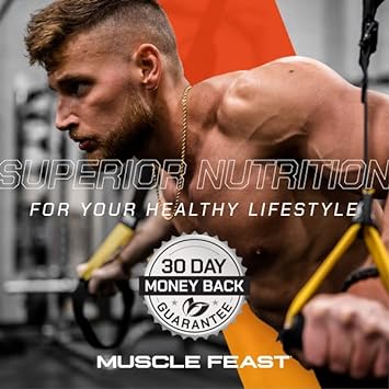 Muscle Feast Grass-Fed Hydrolyzed Whey Protein Powder, All Natural Hormone-Free, Vanilla, 5lb : Health & Household