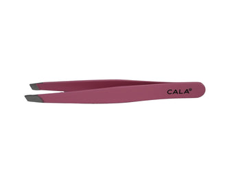 Cala Pro Pink Slanted Tweezers
