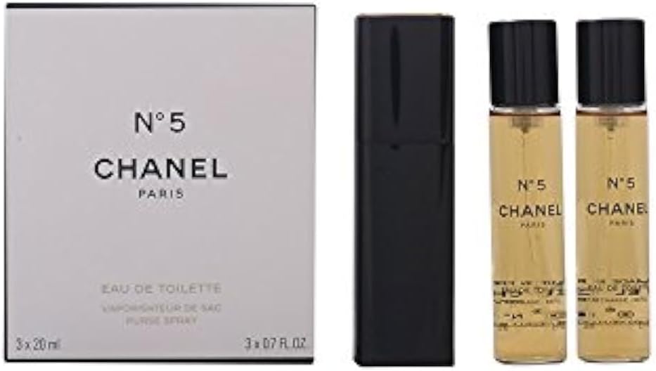 Chanel N°5 Eau De Toilette Purse Spray 3X20Ml