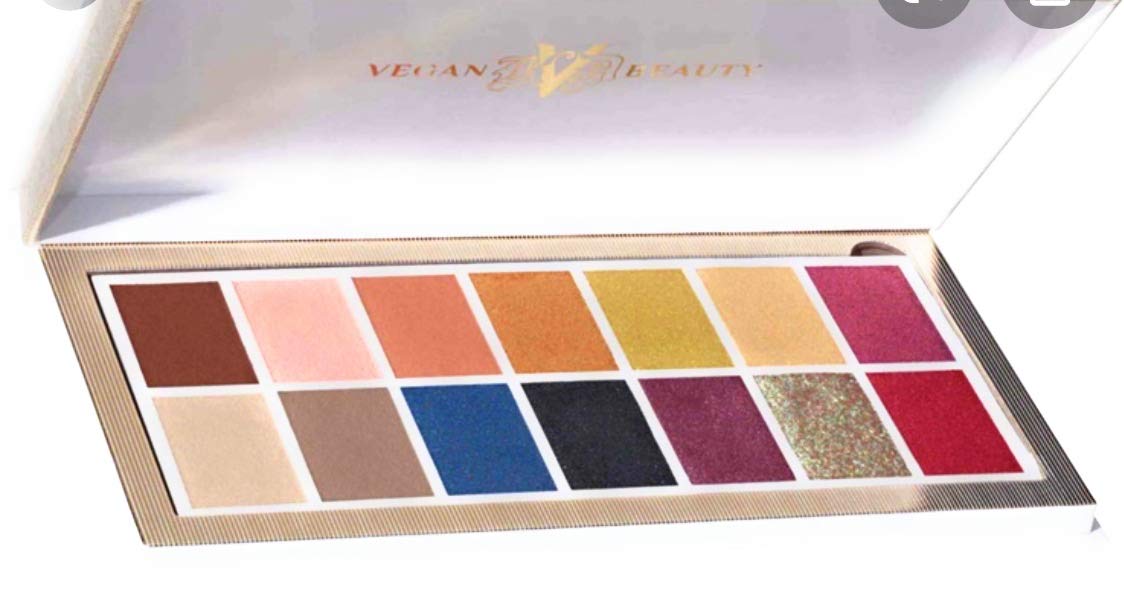 Kat Von D Edge Of Reality Eyeshadow Palette Holiday 14 Colorful Shades : Beauty & Personal Care