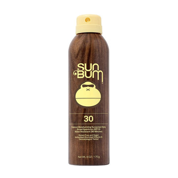 Sun Bum Original SPF 30 Sunscreen Spray |Vegan and Hawaii 104 Reef Act Compliant (Octinoxate & Oxybenzone Free) Broad Spectrum Moisturizing UVA/UVB Sunscreen with Vitamin E | 6 oz