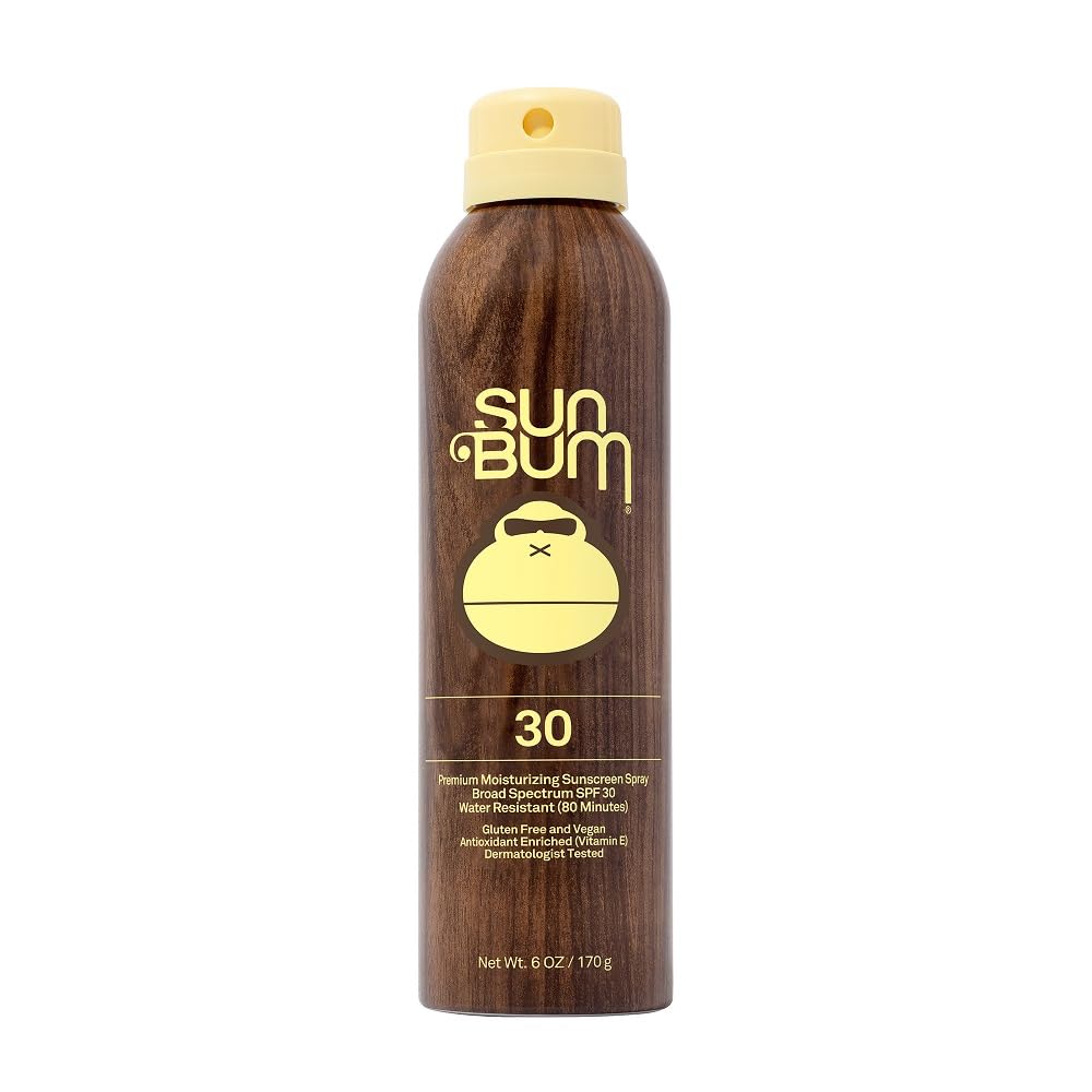 Sun Bum Original Spf 30 Sunscreen Spray |Vegan And Hawaii 104 Act Compliant (Octinoxate & Oxybenzone Free) Broad Spectrum Moisturizing Uva/Uvb Sunscreen With Vitamin E | 6 Oz