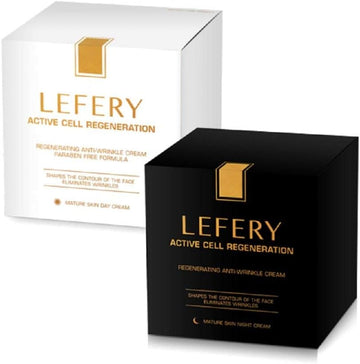 Lefery Active Cell Regeneration Day And Night Cream Anti Wrinkles Anti Ageing Effect, Uk Seller, Genuine Product! (Day And Night Cream)