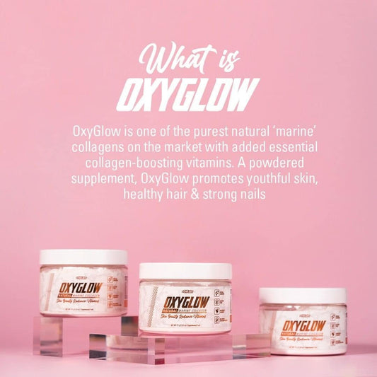 Ehp Labs Oxyglow Natural Marine Collagen Powder - Hydrolyzed Marine Collagen Peptides Powder - Boosts Skin Elasticity & Firmness, Accelerates Nail Growth & Strengthens Hair, 30 Serves (Unflavored)