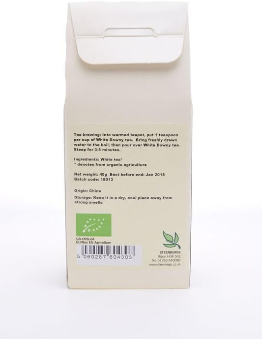 Steenbergs Organic White Downy Tea Loose Leaf 60G