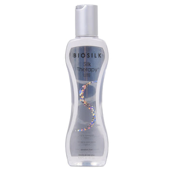 Biosilk Silk Therapy Lite, Leave-In Reconstructing Treatment To Smooth Fine & Thin Hair, Sulfate, Paraben & Cruelty-Free, 5.64 Oz