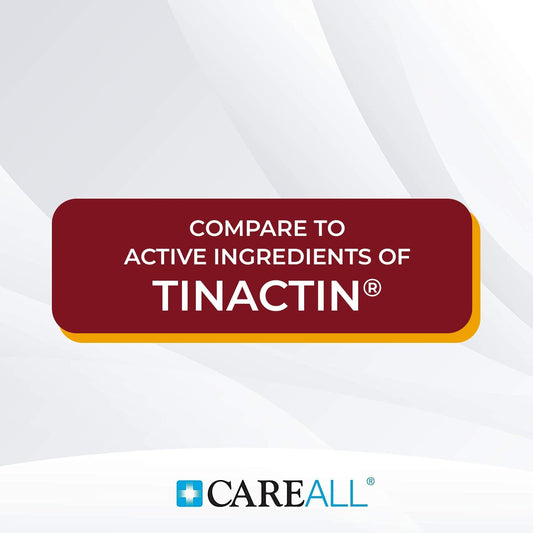 CareAll? (4 Pack 1.0 oz. Antifungal Tolnaftate Cream USP 1%, Compare to Tinactin, Athlete?s Foot Cream