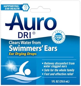 Auro Dri Swimmer'S Ear Drying Drops, Fast Relief, 1 Fl Oz. (Pack Of 2)