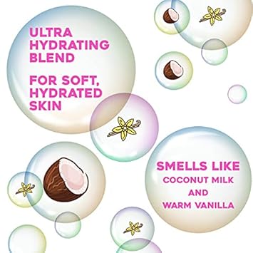 OGX Extra Creamy + Coconut Miracle Oil Ultra Moisture Body Wash, 58.5 Fl Oz, Pack of 3 : Beauty & Personal Care