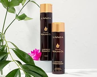 L'ANZA Keratin Healing Oil Trio Hair Kit, Lustrous Keratin Shampoo, Conditioner & Healing Oil Keratin Hair Treatment in Gift Box, Luxury Hair Care Kit for Dry, Damaged Hair (10.1/8.5/3.4 Fl Oz) : Beauty & Personal Care