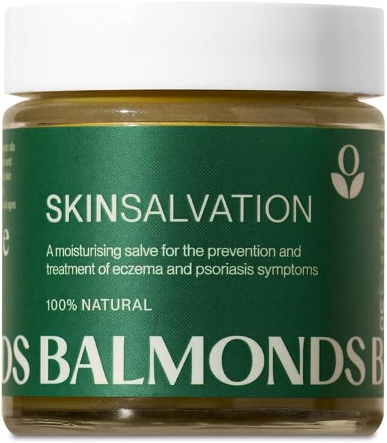 Balmonds Skin Salvation Moisturising Balm 30Ml - Natural Eczema & Psoriasis Treatment Suitable For All Ages, Handmade In Uk