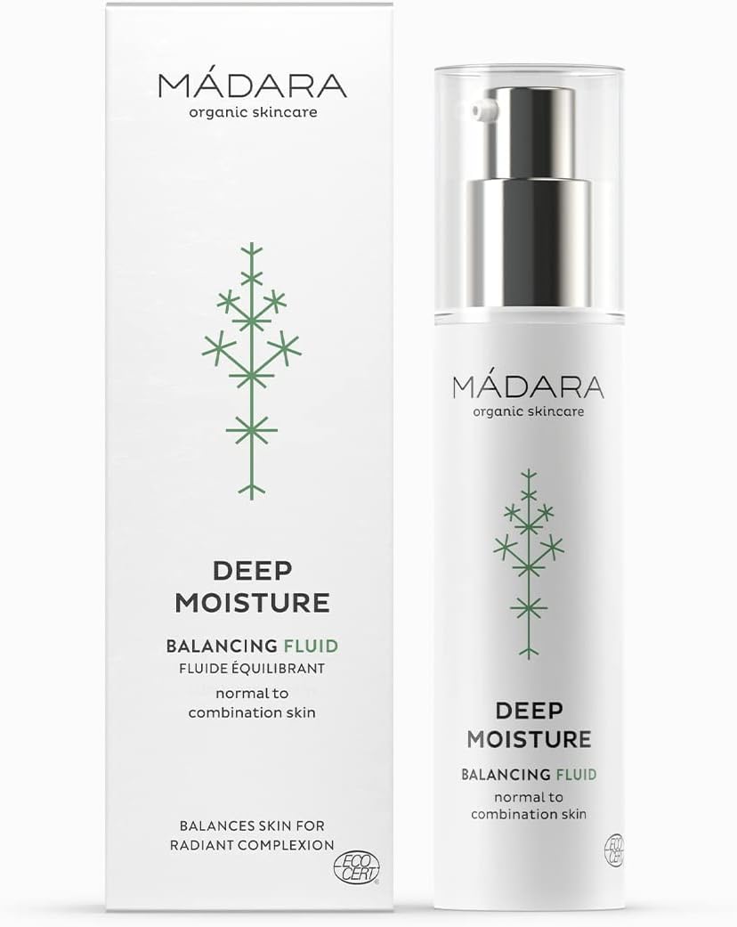Mádara Organic Skincare | Deep Moisture Nourish Cream - 1.7Oz Soothing And Ultra-Hydrating Moisturiser For Dry Skin, With Hyaluronic Acid And Nutrient-Rich Plant Extracts, Vegan, Ecocert Certified