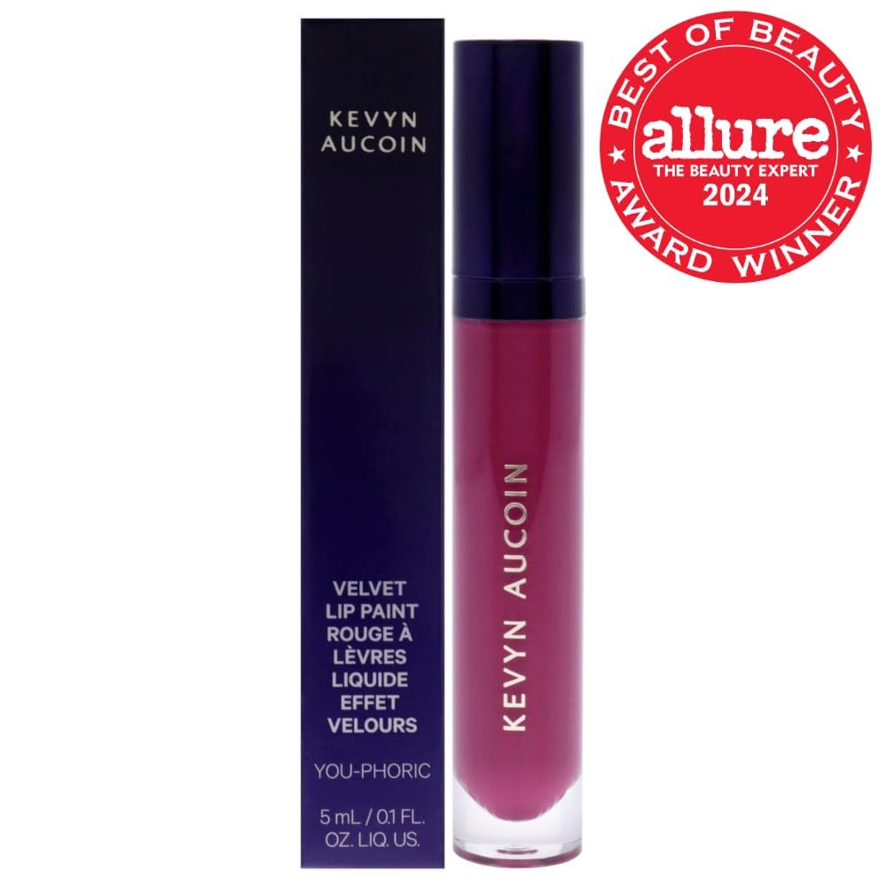 Kevyn Aucoin Velvet Lip Paint: All-Day Matte Lip Color Coverage. Smudge Proof, Ultra-Pigmented, Quick Dry Makeup, Weightless Formula. Made In Italy