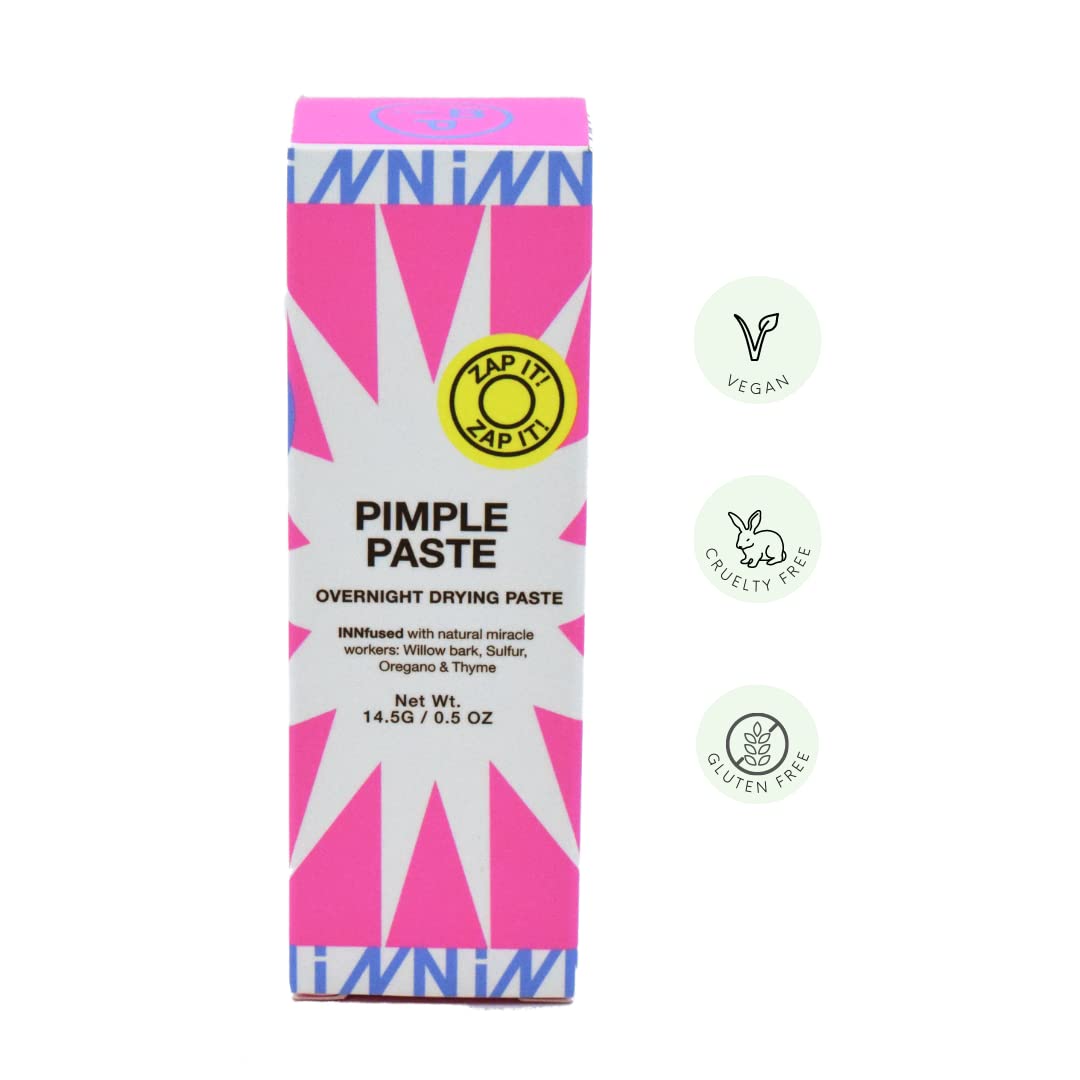Innbeauty Project Pimple Paste Overnight Blemish Drying Paste 0.2 Oz/ 8 Ml : Beauty & Personal Care
