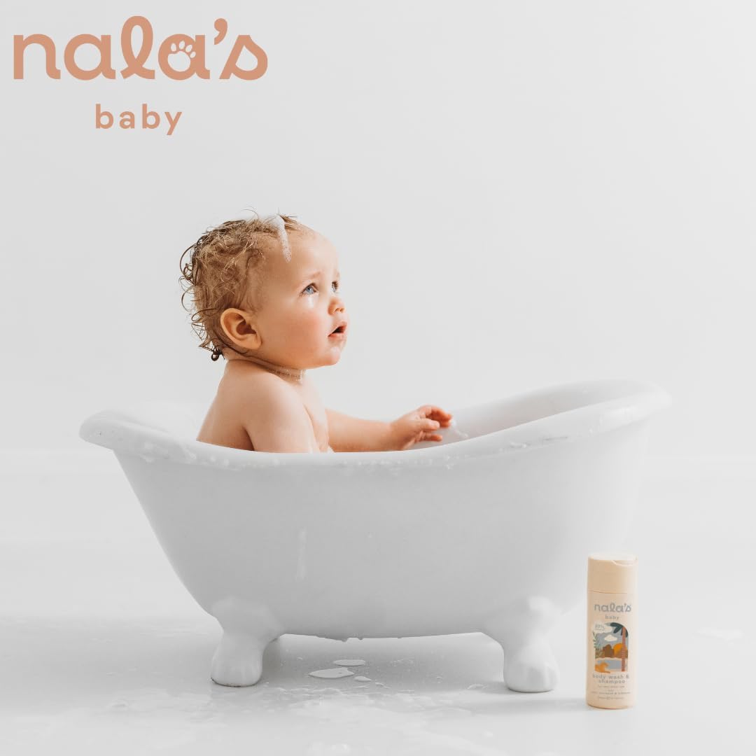 Nala's Baby Wash Bundle | Contains Body Wash & Shampoo, Bubble Bath, Conditioner | Award-winning | Dermatologically-tested & Paediatrician-approved | Tear-Free | Oats, Camomile, Hibiscus | Nalas Baby : Amazon.co.uk: Baby Products