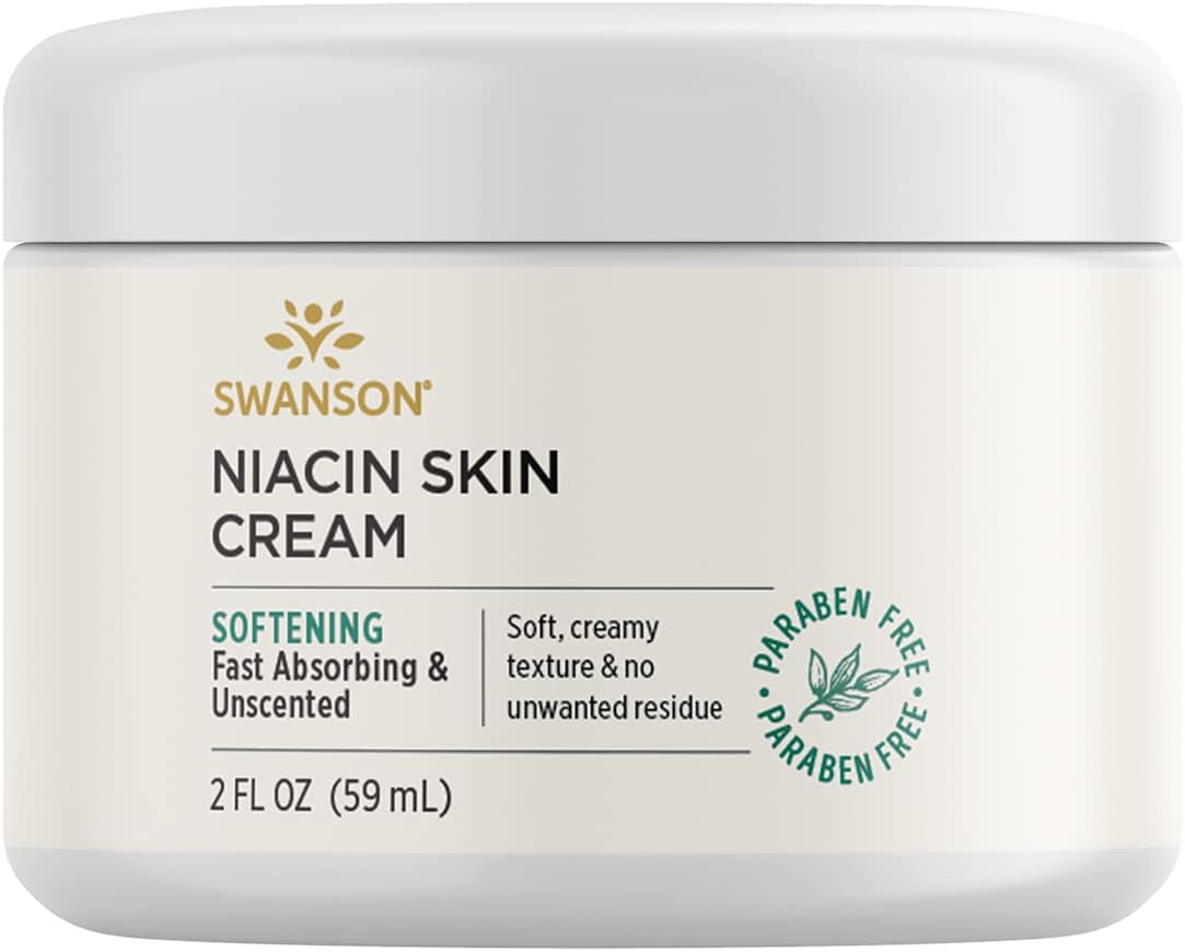 Swanson Niacin Skin Cream 2 Fl Ounce (59 Ml) Cream