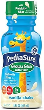 Pediausre Nutripals Vanilla With Fiber Drink, 8 Ounce Bottle (Pack Of 24)