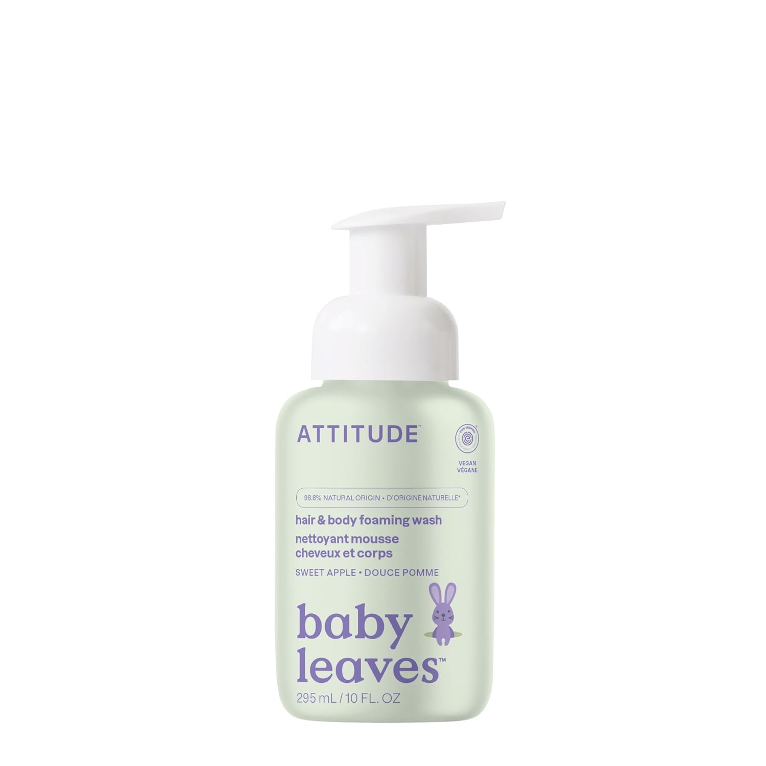 Bundle Of Attitude 2-In-1 Hair And Body Foaming Wash For Baby And Baby Body Lotion, Ewg Verified, Dermatologically Tested, Made With Naturally Derived Ingredients, Vegan, Pear Nectar