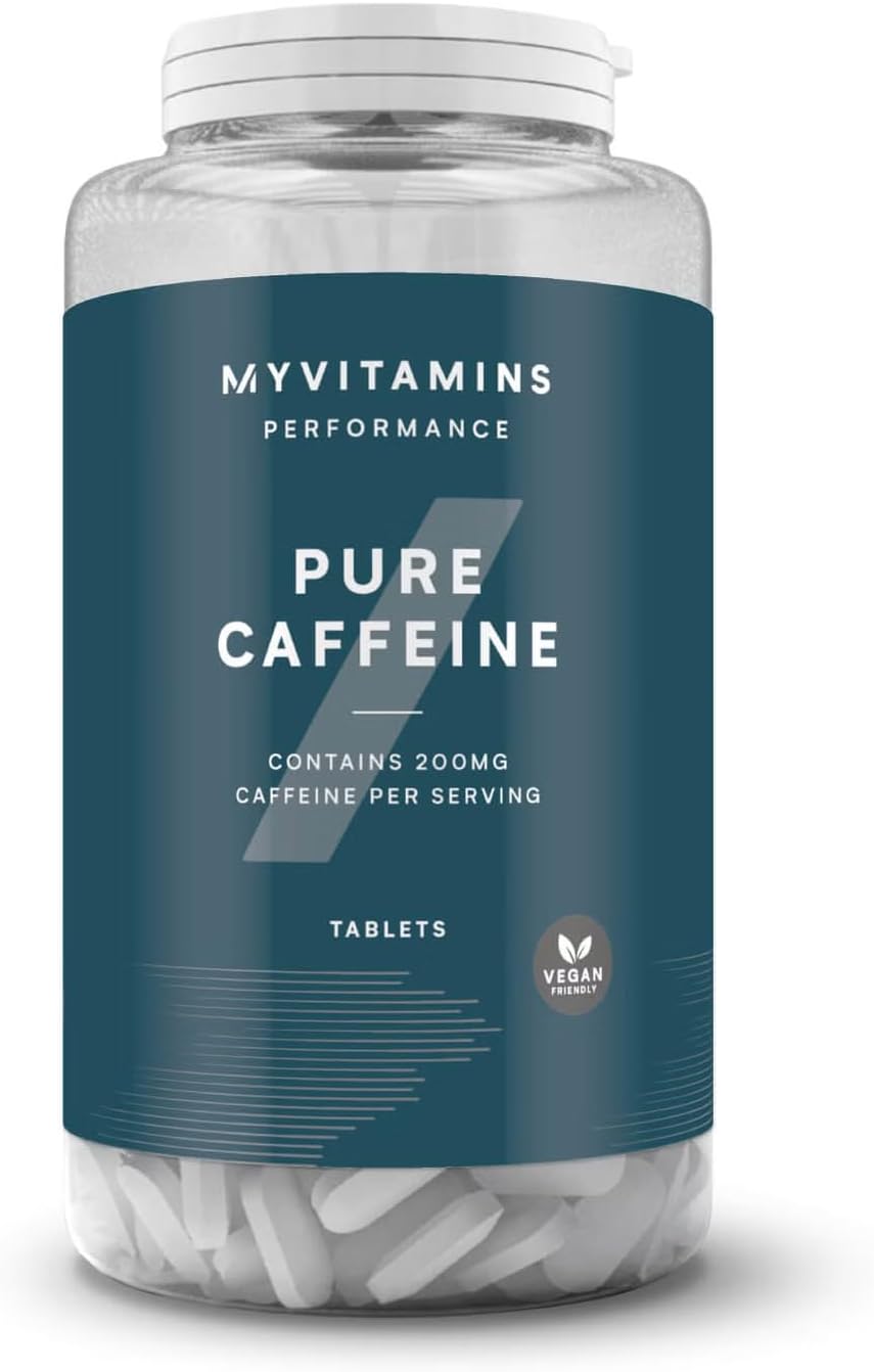 Myprotein Pure Caffeine 200mg Tablets | Natural Energy, Focus & Endurance Support | Increases Alertness & Performance | Convenient Pre-Workout Stimulant Supplement | 200 Tablets : Amazon.co.uk: Health & Personal Care