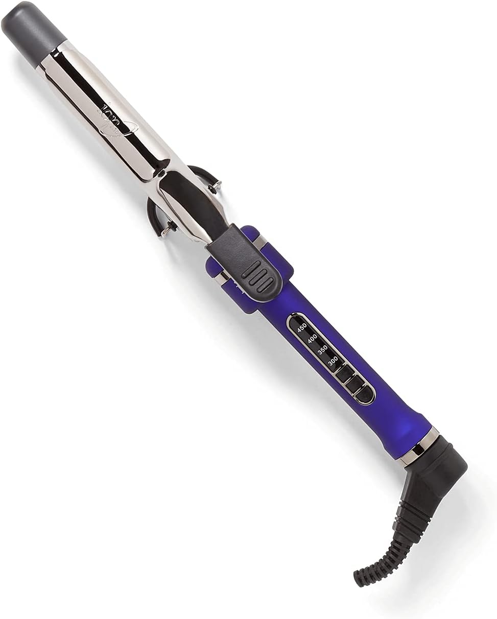 ion Titanium Pro Curling Iron, 1 Inch, Heats up to 450°F, Maximum Curl Retention, Dual Voltage : Beauty & Personal Care