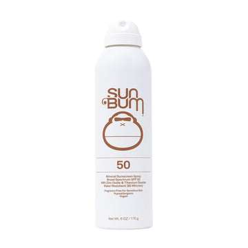 Sun Bum Sun Bum Mineral Spf 50 Sunscreen Spray | Vegan And Hawaii 104 Act Compliant (Octinoxate & Oxybenzone Free) Broad Spectrum Natural Sunscreen With Uva/Uvb Protection | 6 Oz, 1 Count