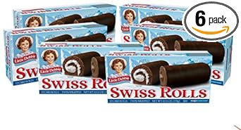 Little Debbie Swiss Rolls, 36 Chocolate Cake Rolls Layered With Creme (6 Boxes)