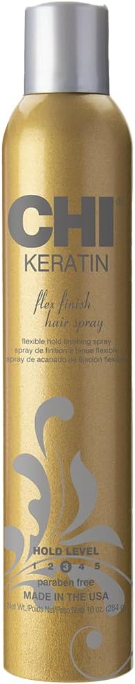 Chi Keratin Flex Finish Hair Spray, 284G, White